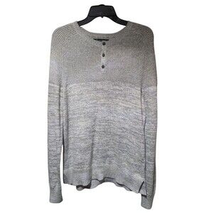 KENNETH COLE NEW YORK COTTON ACRYLIC BUTTONS FRONT MEN'S SWEATER SZ M